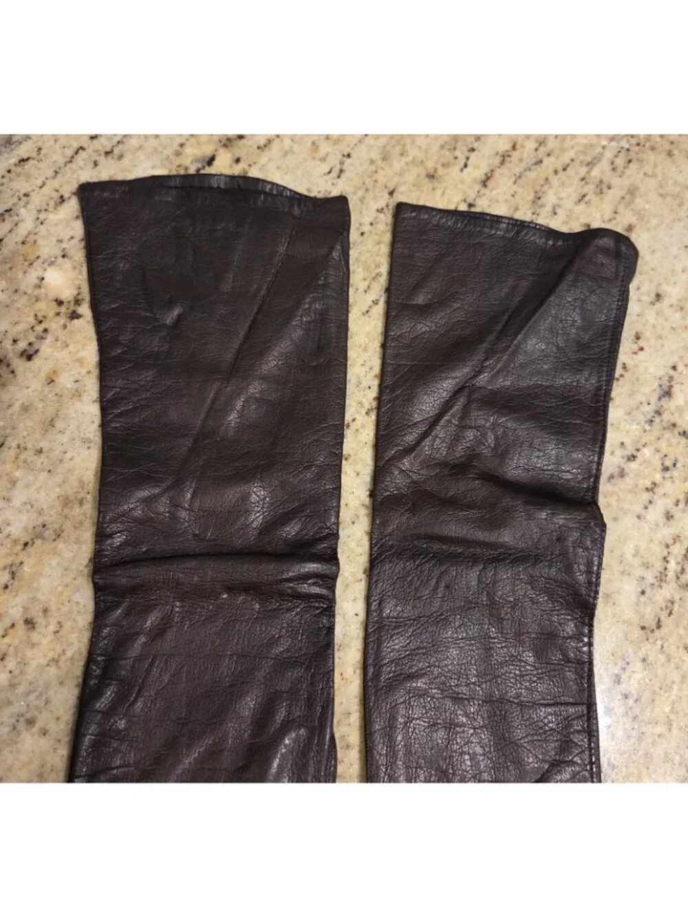 Vintage Womens Size S/M Brown Soft Leather Formal 14